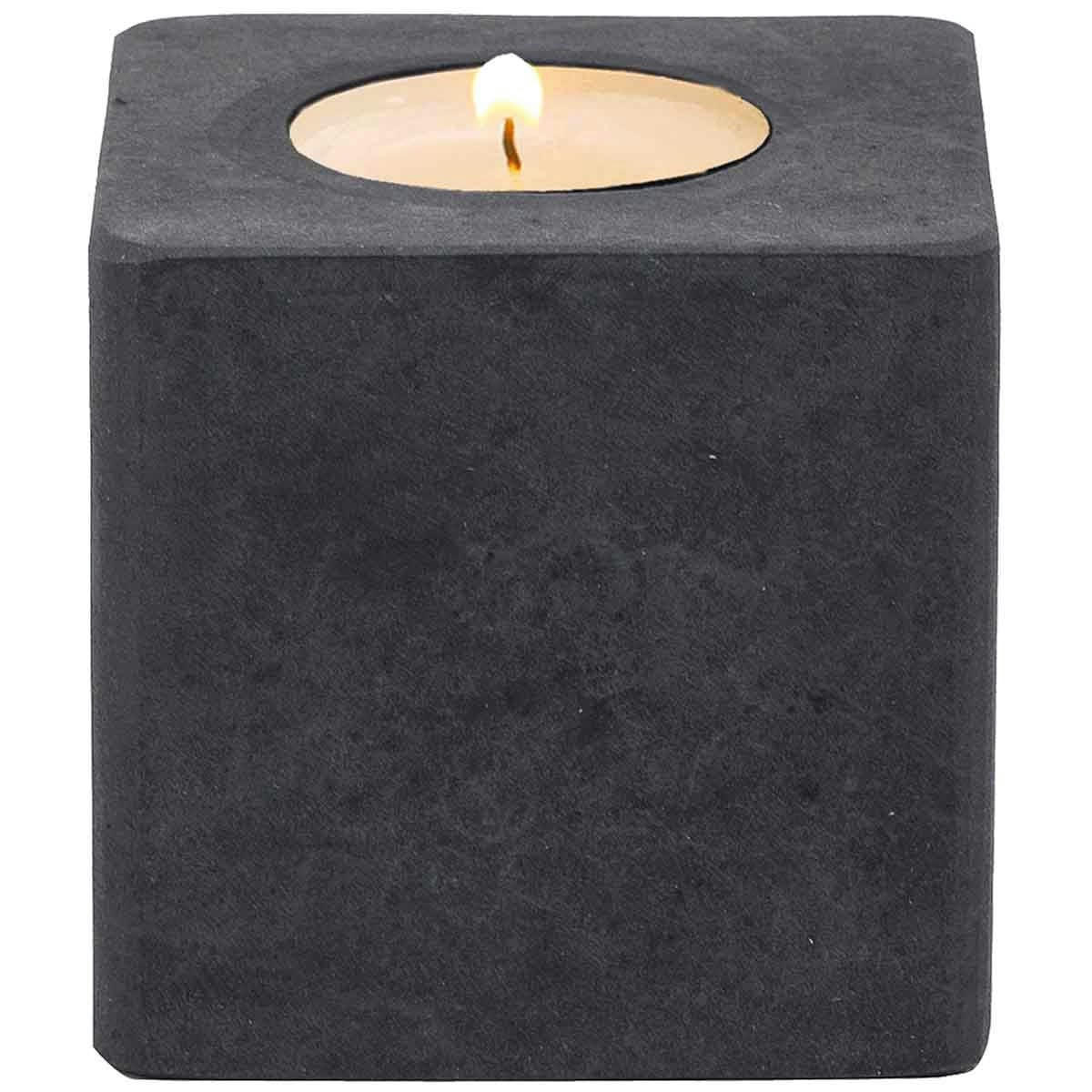 SKRIBA - Photophore en marbre  anthracite