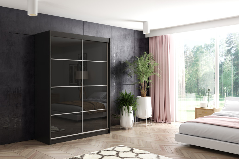 Szafa z drzwiami przesuwnymi Lacobel 120 x 200 - VIVONA