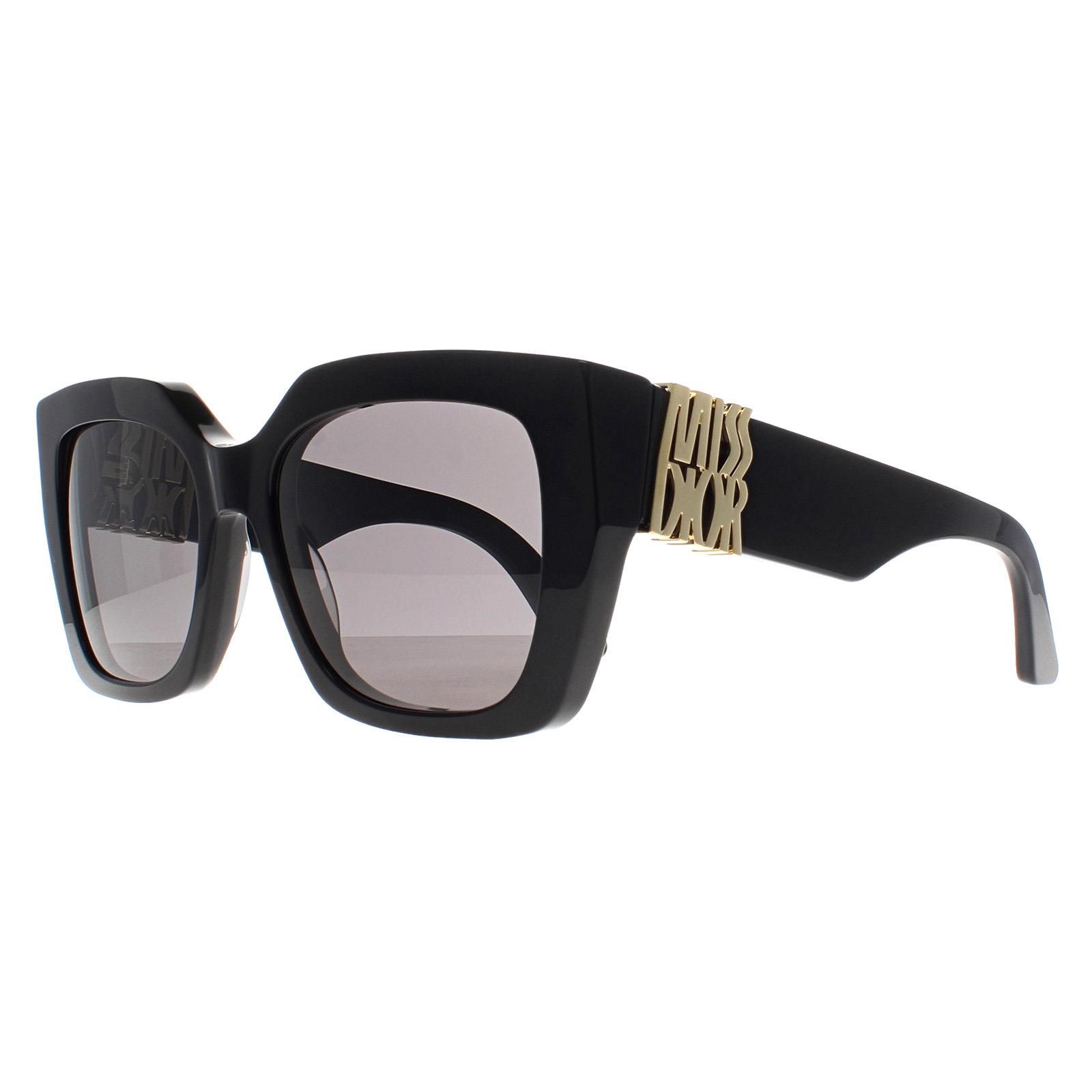 Dior Square Shiny Black Smoke Grey MissDior S2I