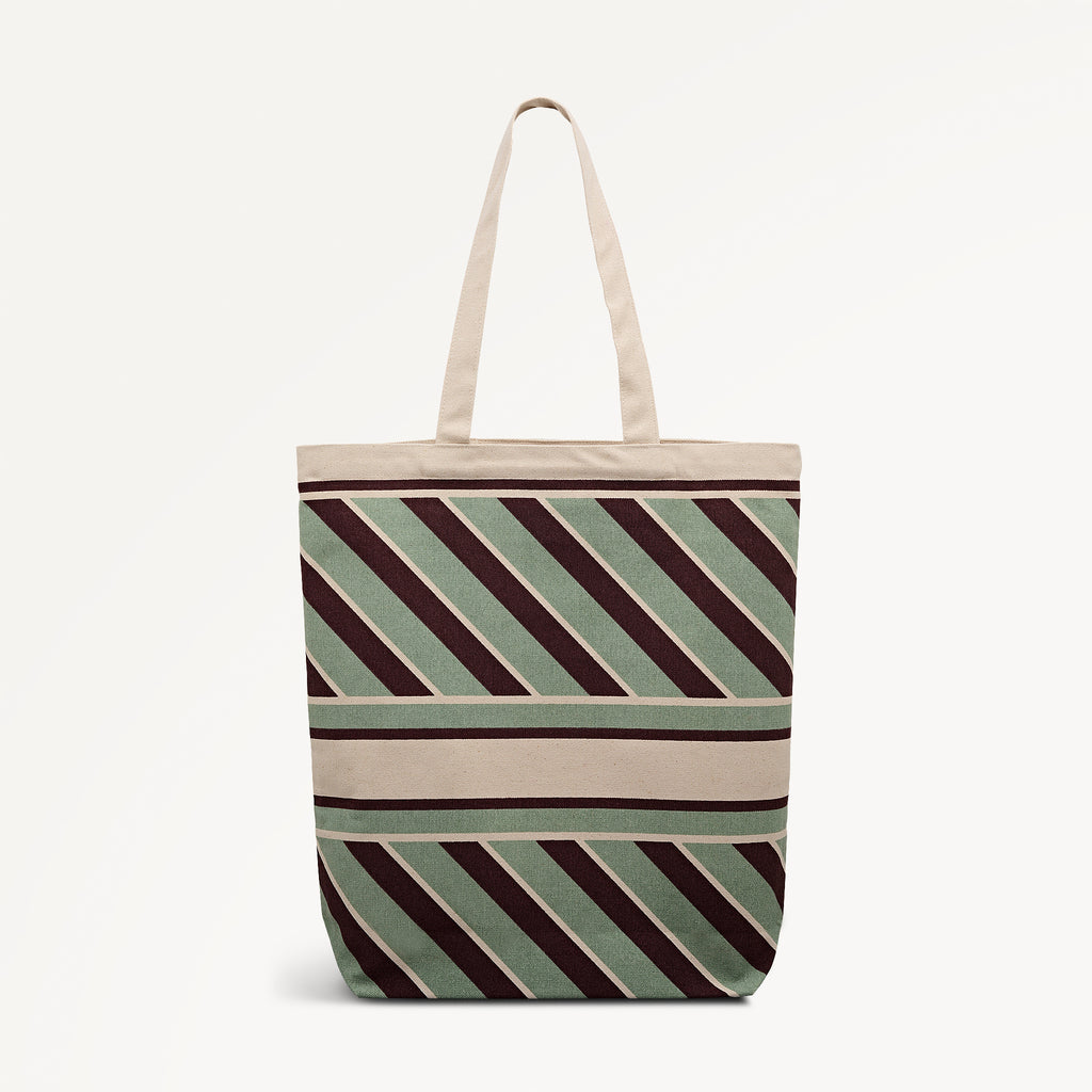 Radley Diagonal Stripe - Extra Large Open Top Tote