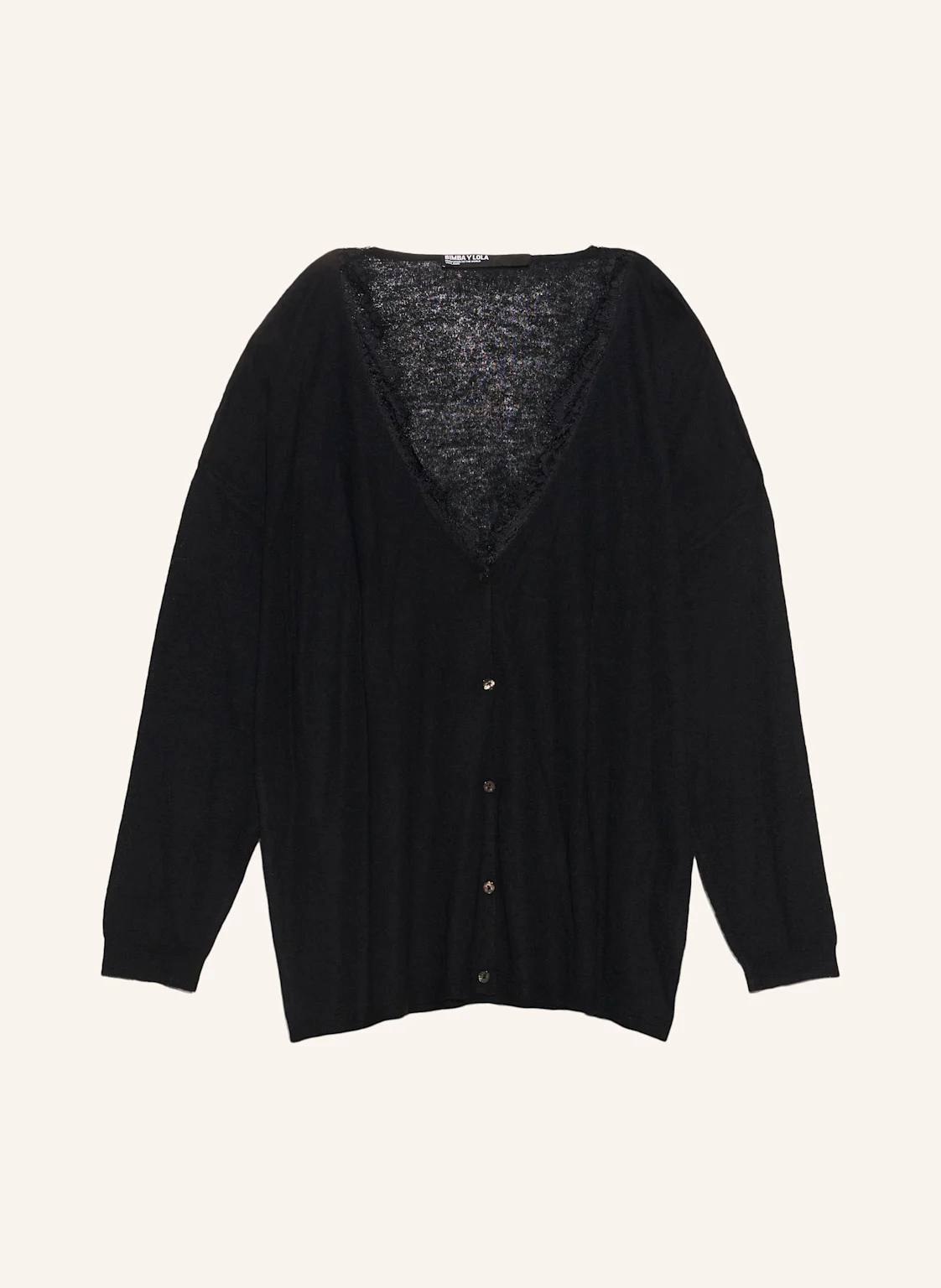 BIMBA Y LOLA Spitzenstrickcardigan