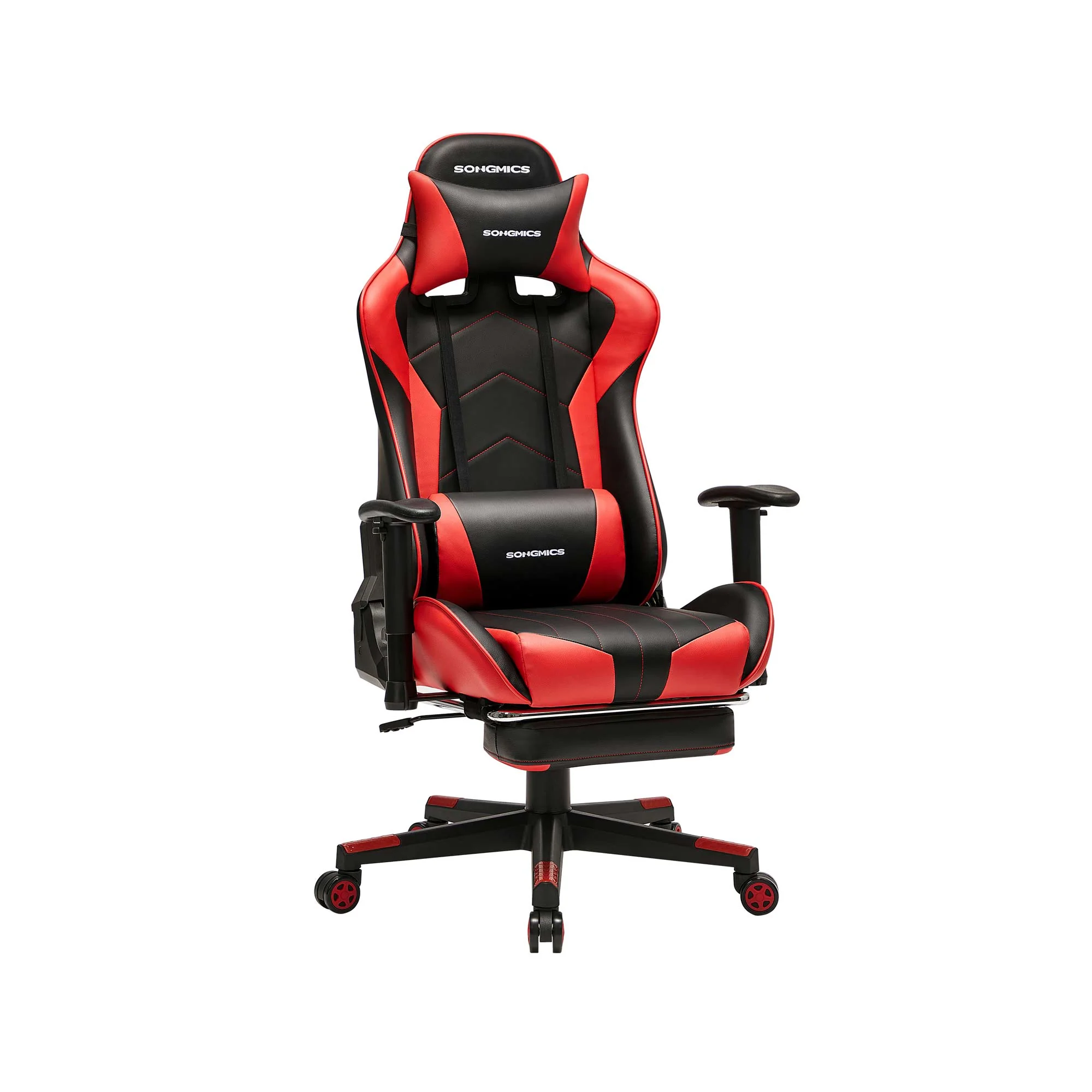 Fauteuil gamer avec repose-pieds