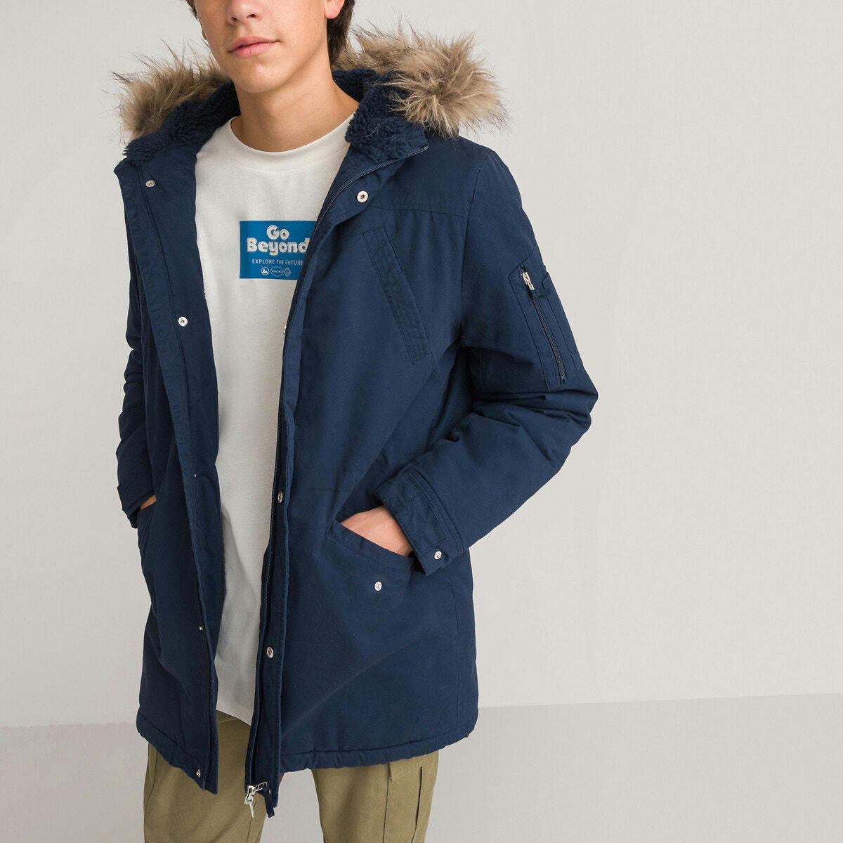 Parka chaude à capuche