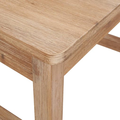 NNEVL Dining Chairs 4 pcs Solid Acacia Wood