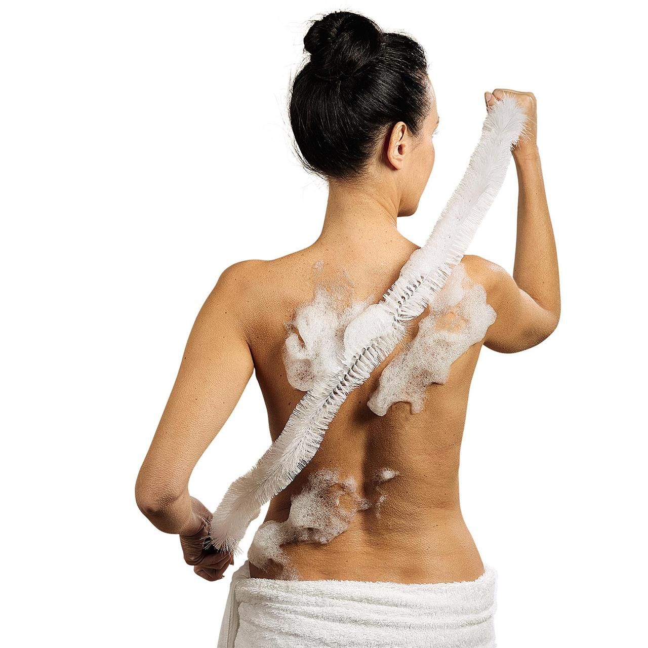 mysmartbuy Long Reach Loofah Back, Shoulder, Foot & Neck Shower or Bath Scrub