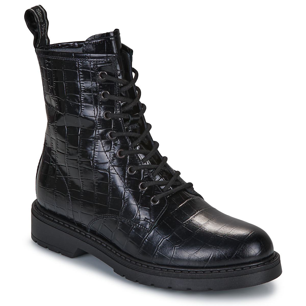 NeroGiardini - I513945D-100 - Black / Croc / Varnish