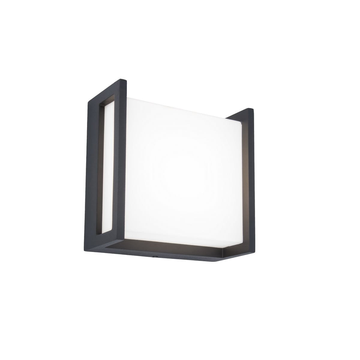 Kinkiet zewnętrzny QUBO 4000K szaro-biały LED 1x9.5W 850lm IP54 Lutec