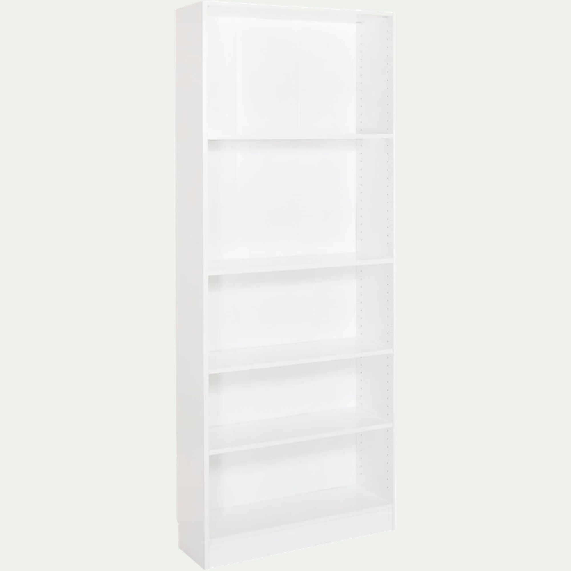 BIALA - Bibliothèque 5 tablettes H203xL79cmcm - blanc