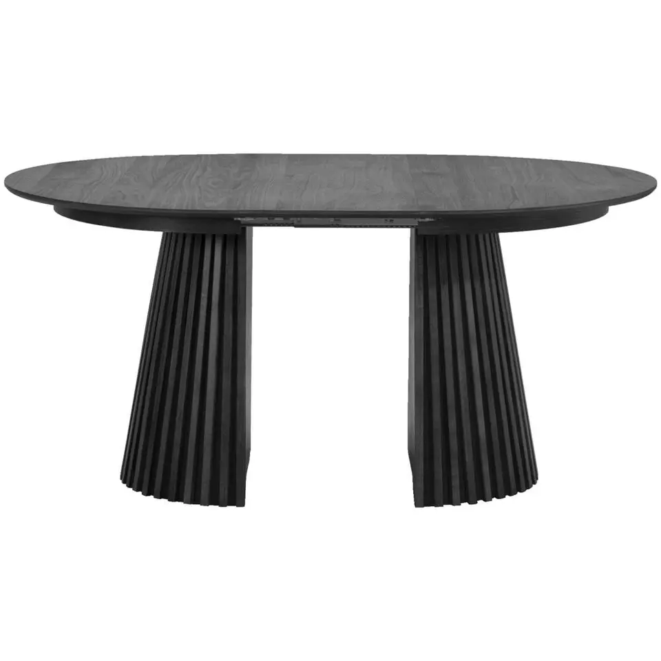 Eettafel Irene - zwart - uitschuifbaar