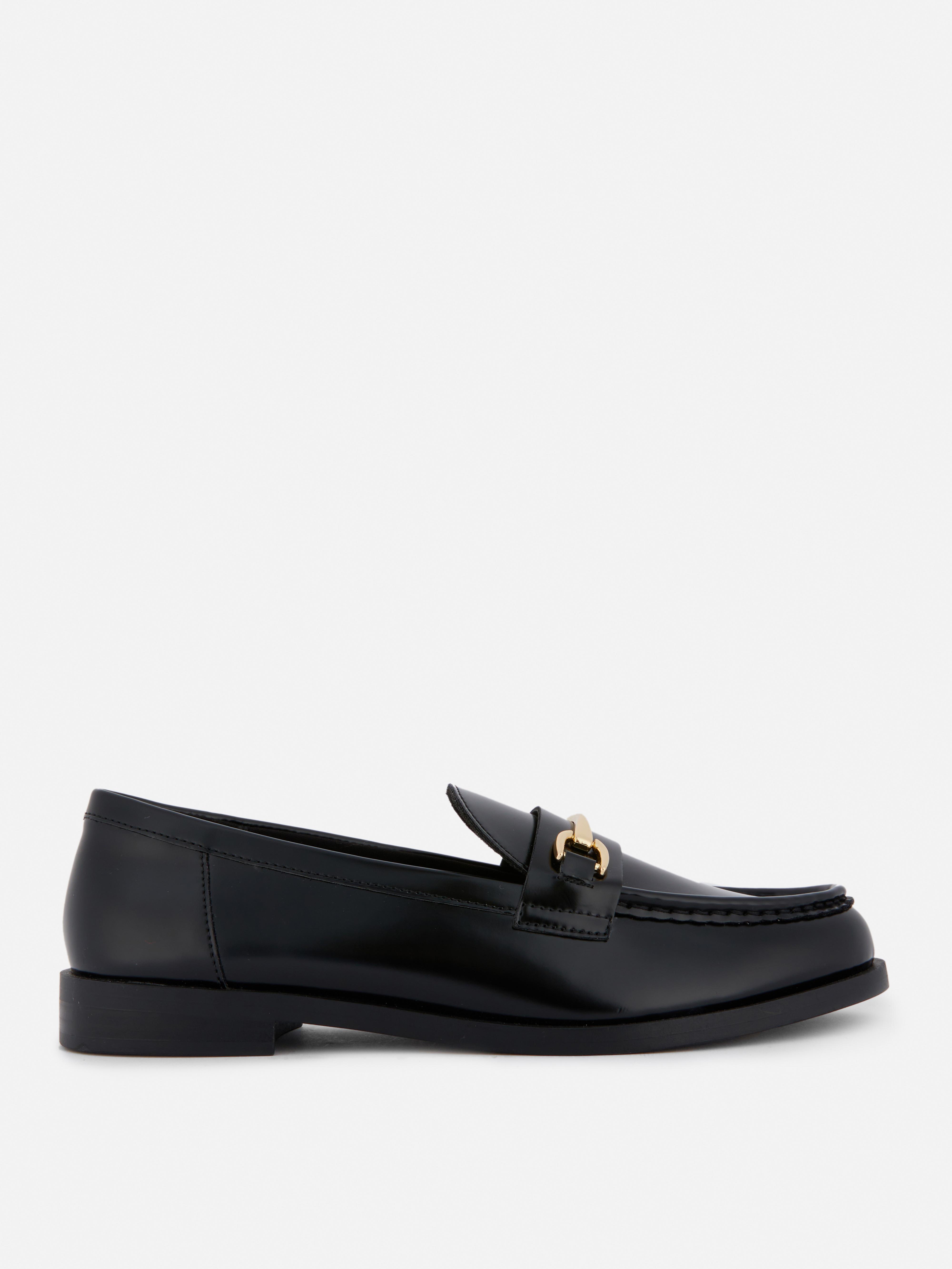Patent Snaffle Loafers