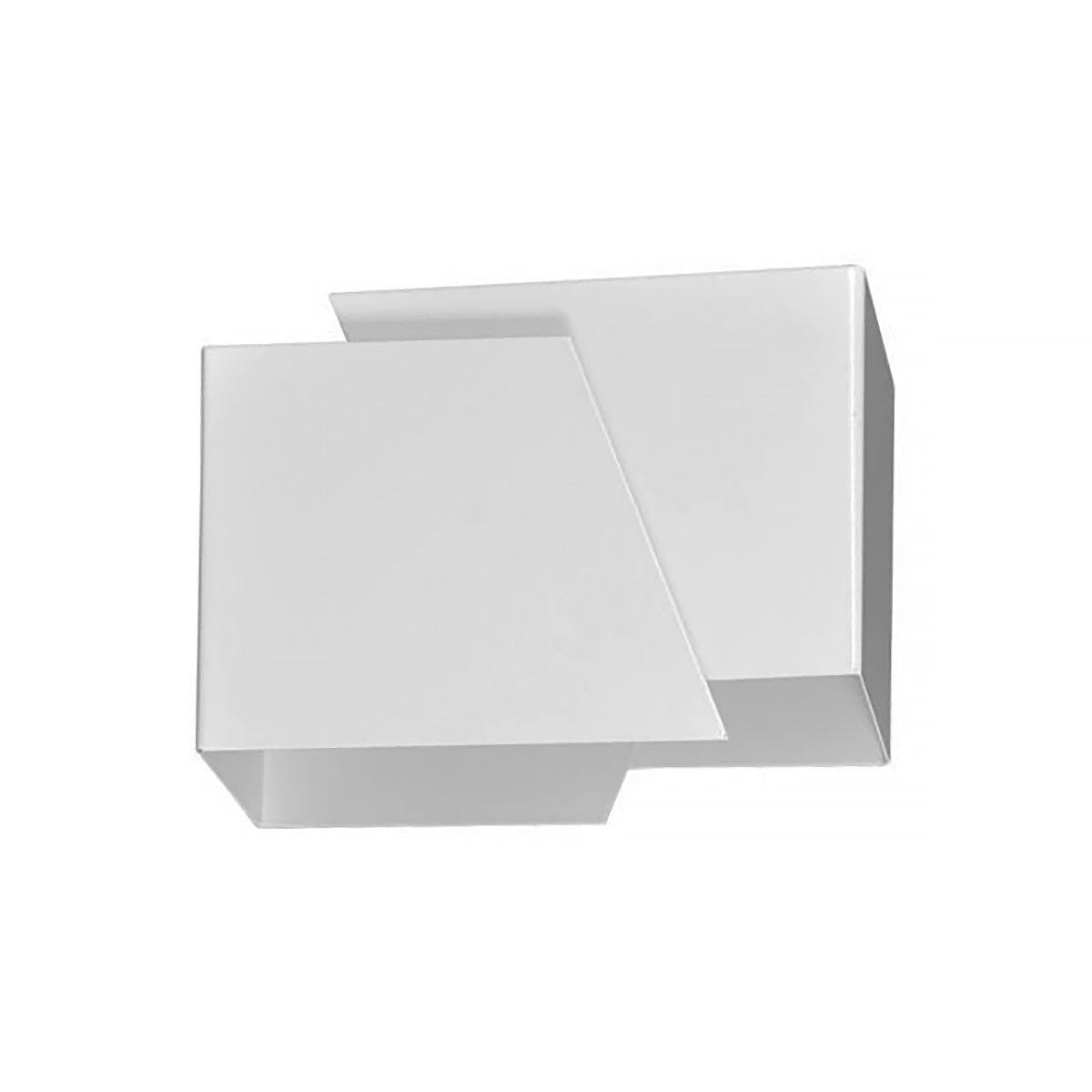 Emibig wandlamp Frost - 1 lichts - 15 x 13  cm - zwart