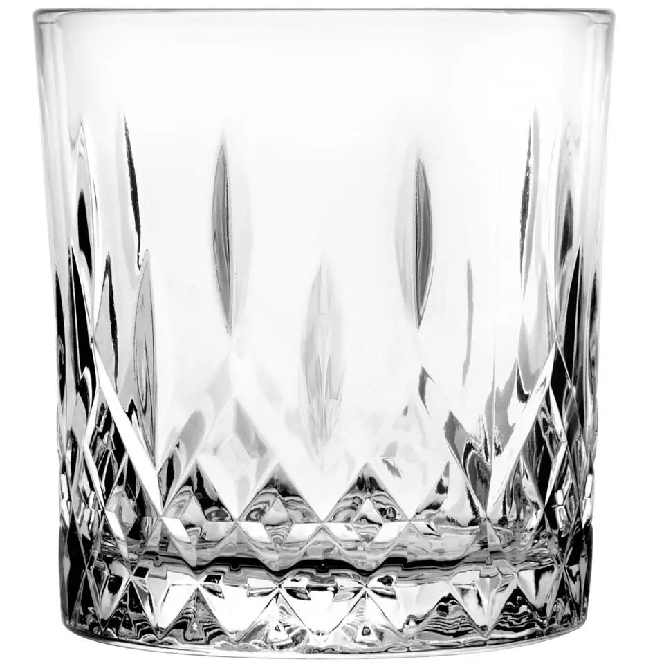 Glasmark Whiskey glazen - 6x - Diamond - 280 ml - drink/waterglas