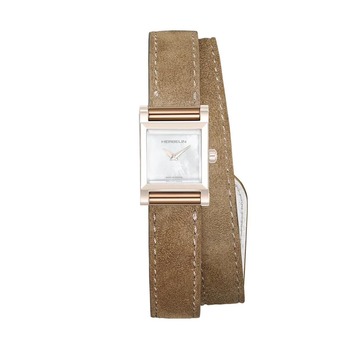 ANTARÈS – BRACELET DOUBLE – CAMEL SUÉDÉ