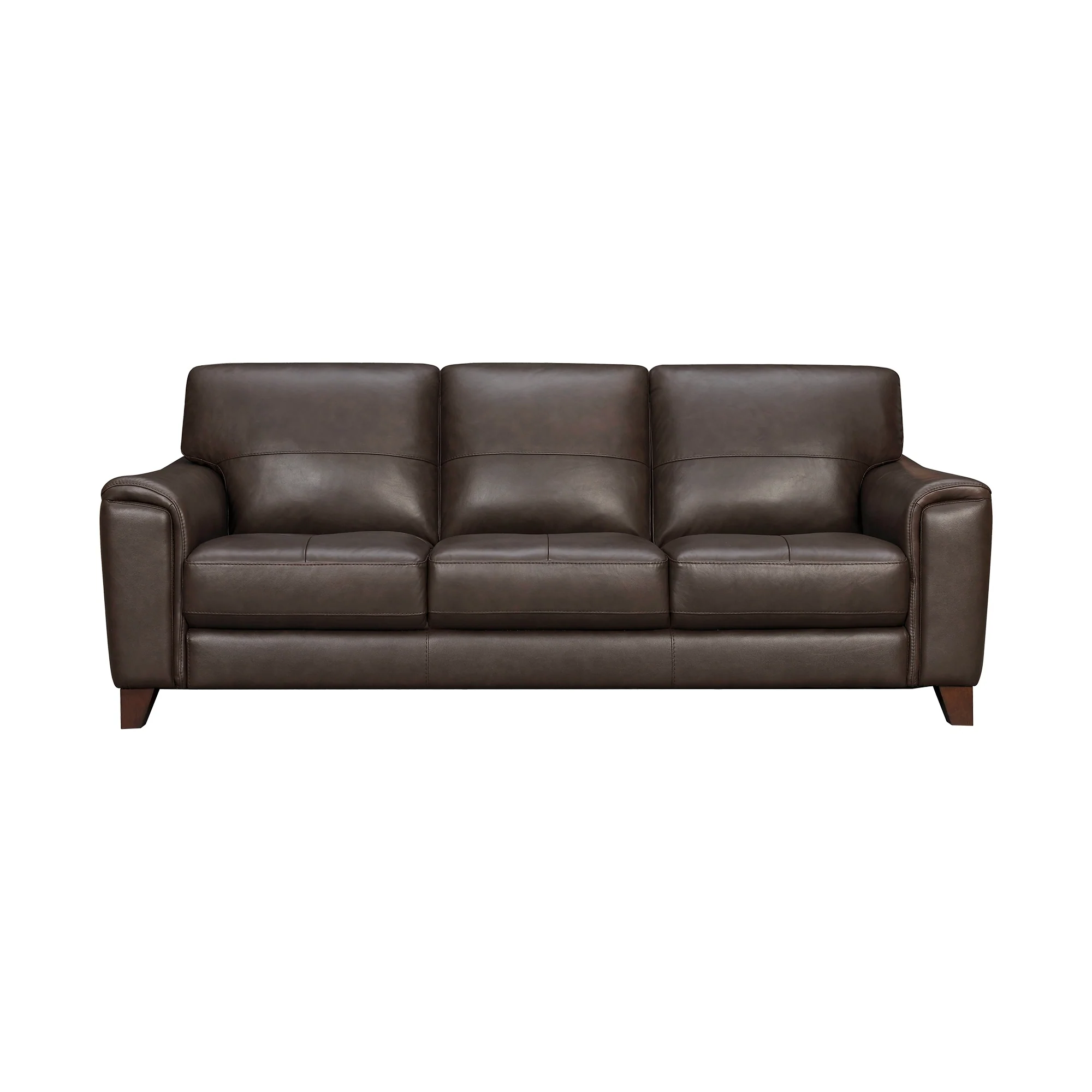 Bergen 87 Leather Upholstered 3-Seater Sofa