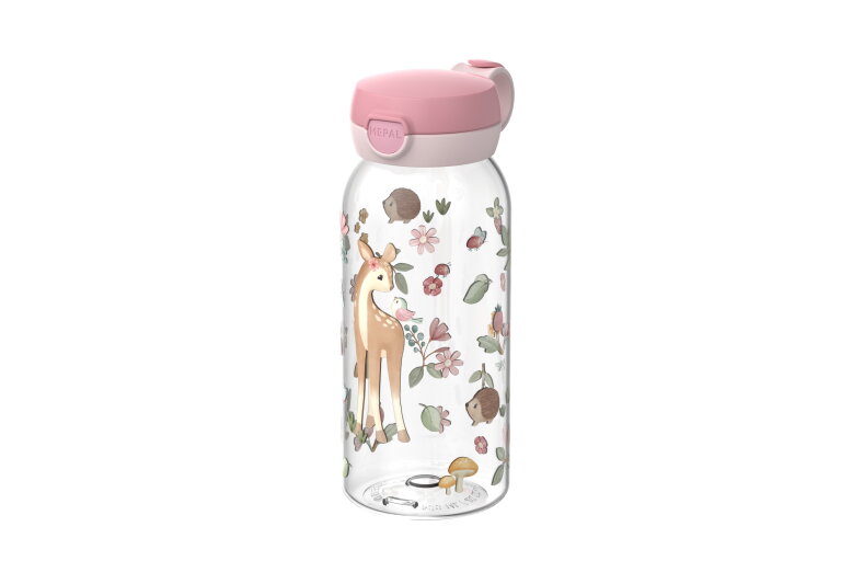 Campus drinkfles met flipdop 600 ml - Fairy Garden