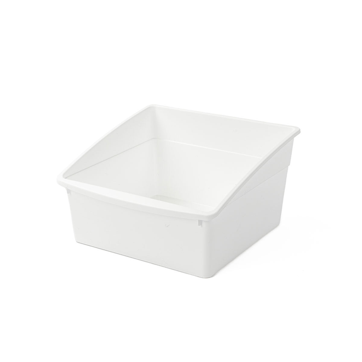 Caixa de arrumação branca para frigorífico