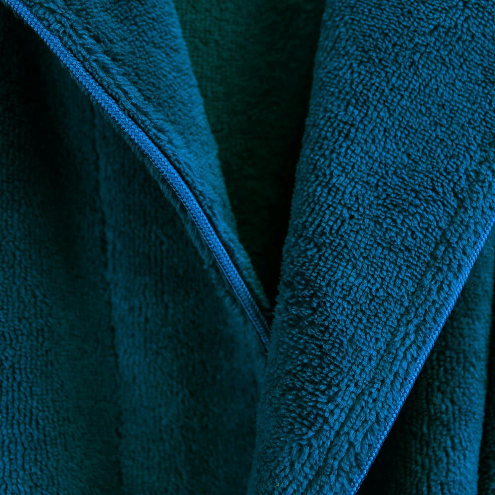 TEDDY CANARD - Peignoir  coton & autres fibres bleu XXL