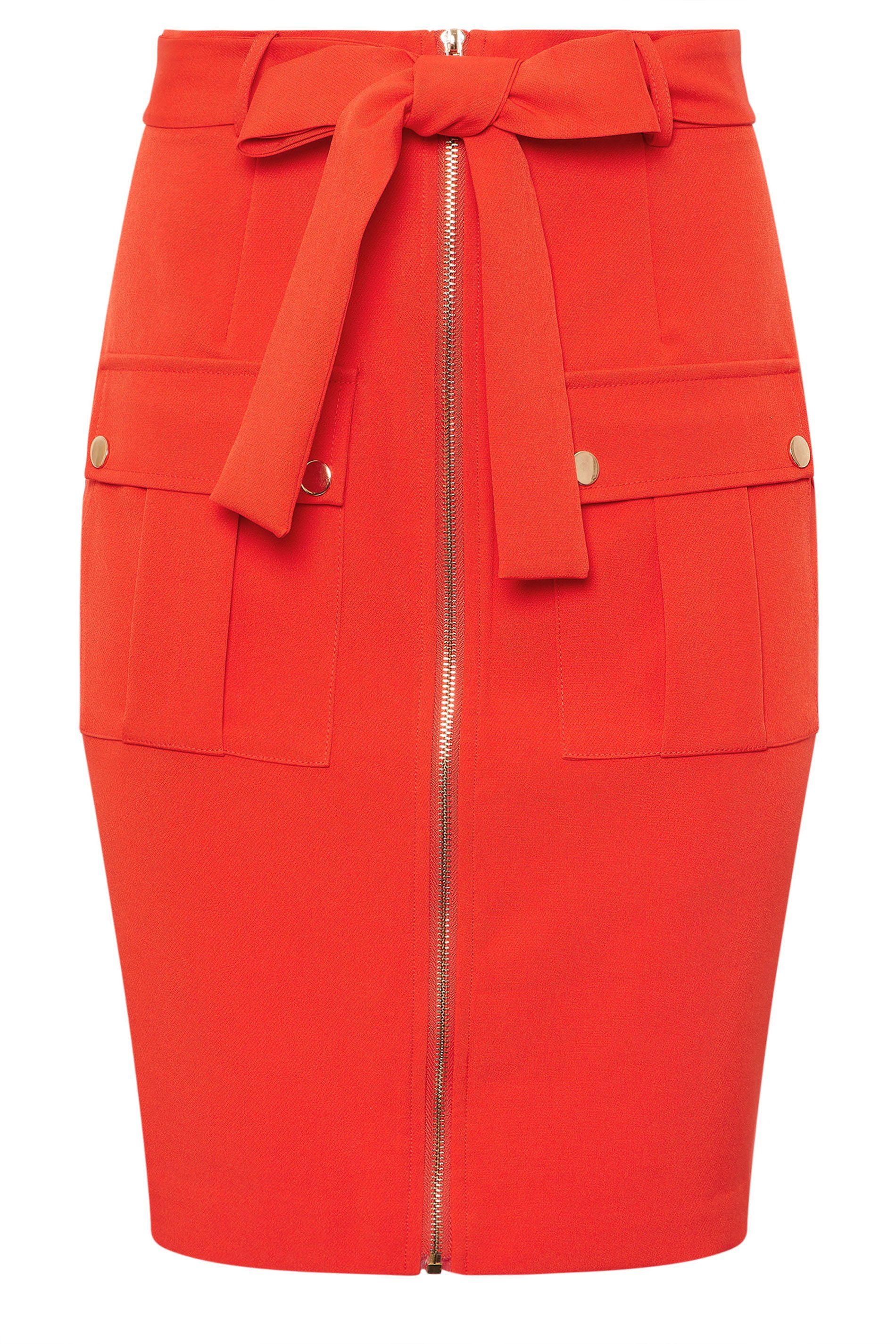 Star by Julien Macdonald Zip Detail Belted Skirt