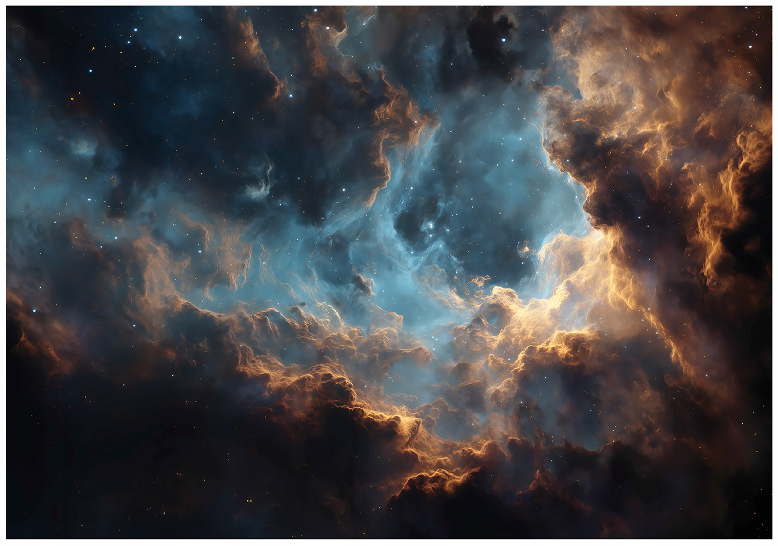 Fototapeta Kosmos Niebieski Na Flizelinie Dla Dzieci 250x175
