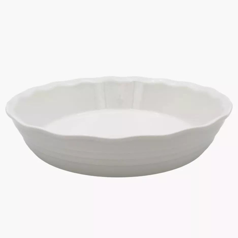 Forma do pieczenia DUKA PUFF 25 cm biała ceramiczna