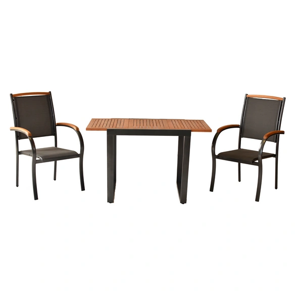 Balkonset »Siena«, 3 tlg., 2 Sitzplätze, Aluminium