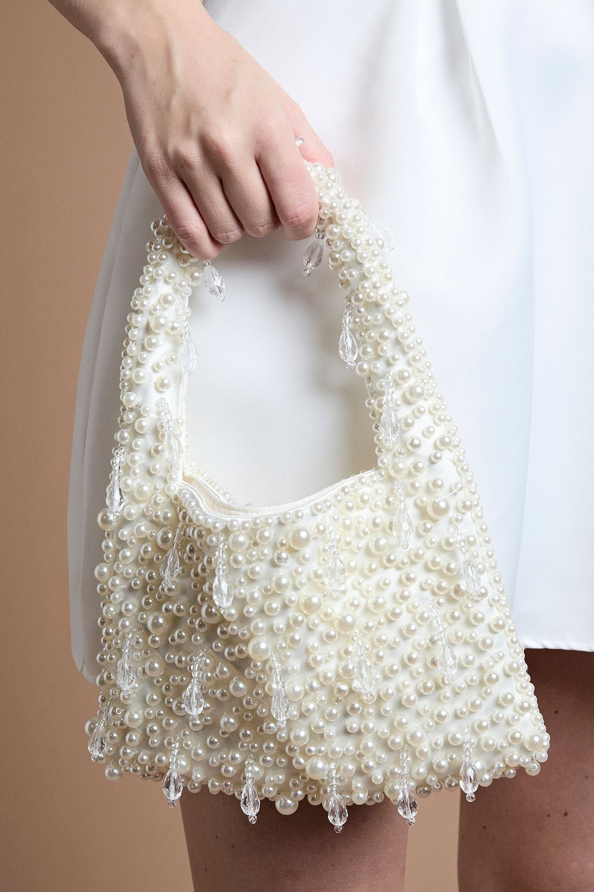 Coast Bridal Edie Pearl Detail Shaped Shoulder Bag