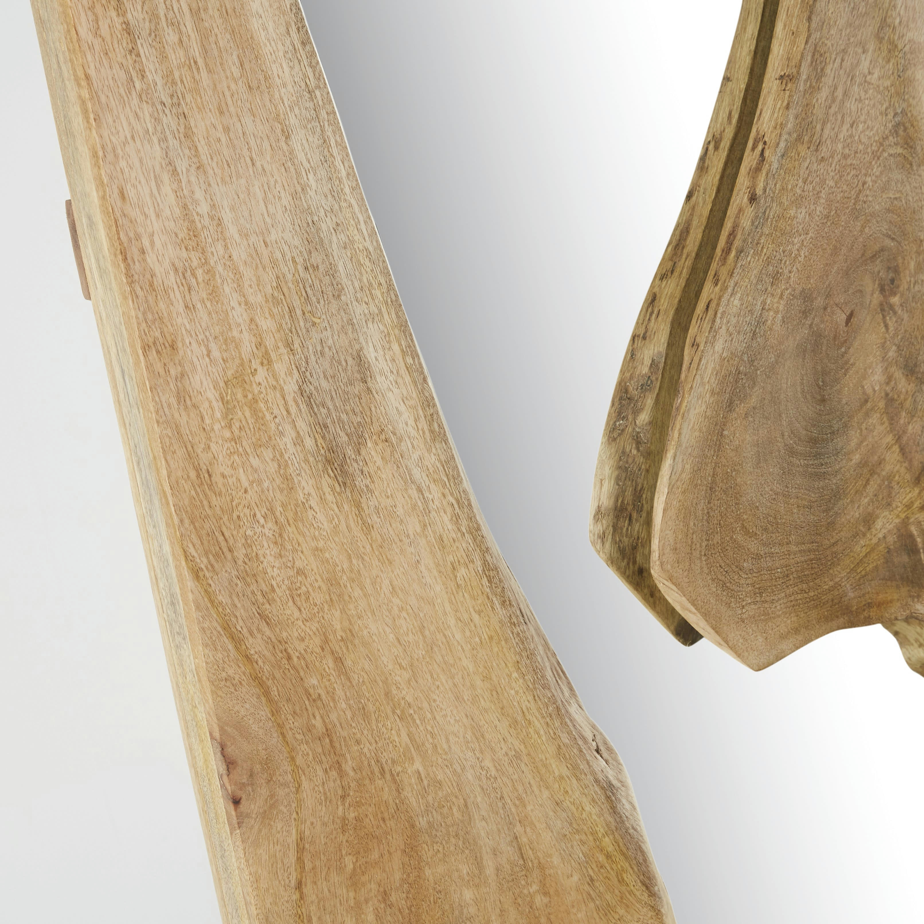 SARAYA - Miroir rectangulaire en bois de manguier 54x153