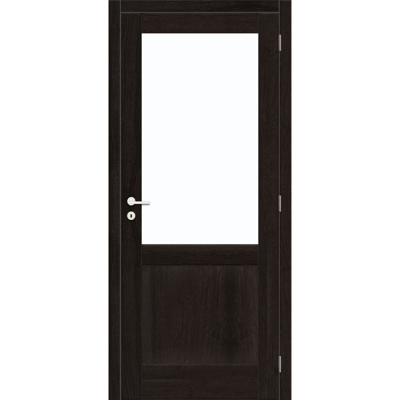 Porte Realwood Oak noire 73 x 201,5 cm THYS