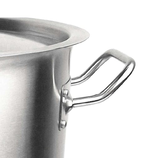 SOGA Stock Pot Stainless Steel Without Lid 83L 18/10
