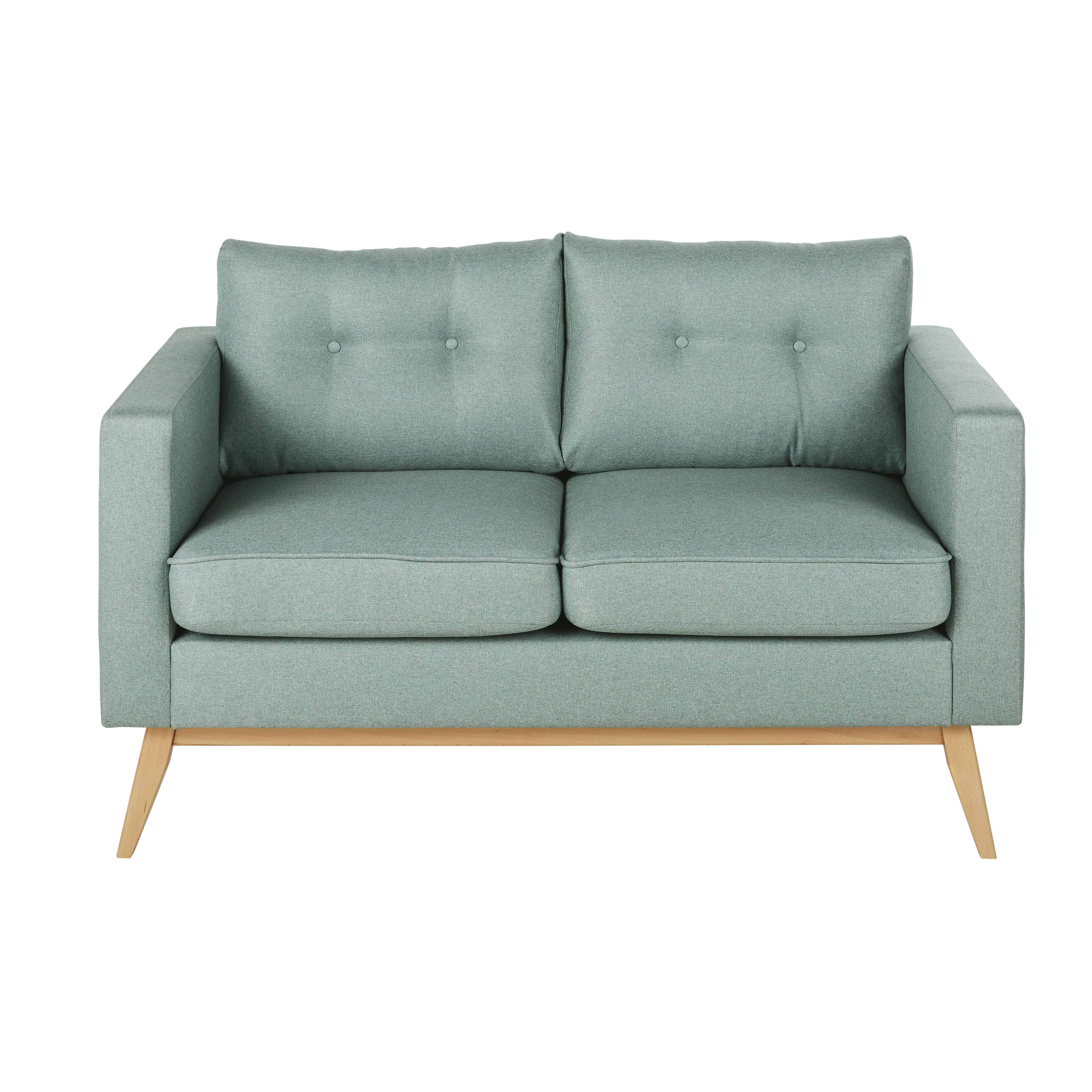 Brooke - Canapé style scandinave 2 places vert d