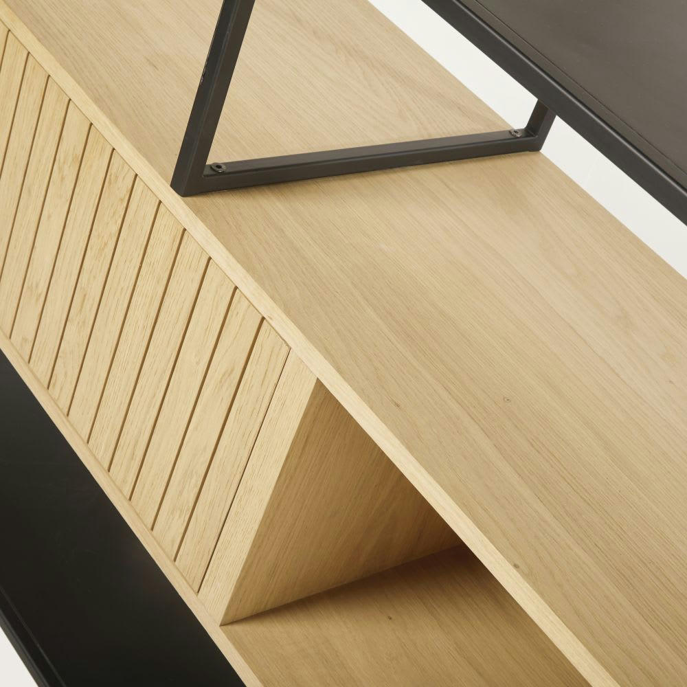 Boldin - Bibliothèque 2 portes coulissantes