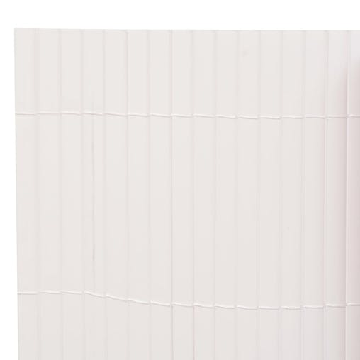 NNEVL Double-Sided Garden Fence 110x300 cm White