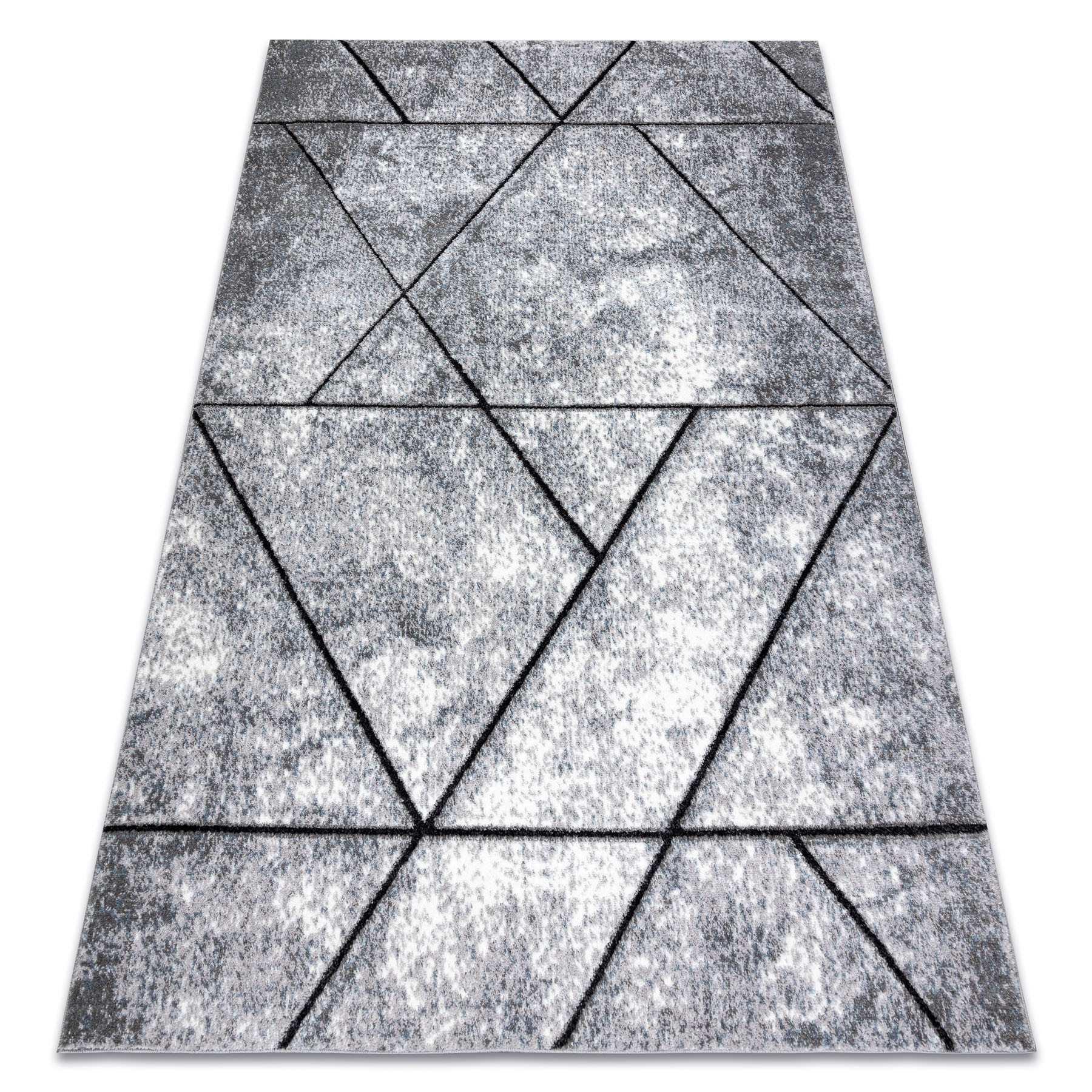 Dywan nowoczesny COZY 8872 Wall, geometryczny, trójkąty - 80x150 cm