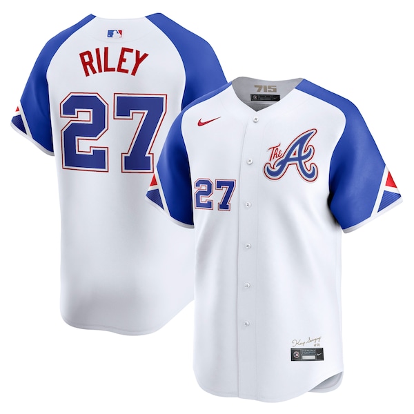 Austin Riley Atlanta Braves Nike City Connect Limited Jersey - White