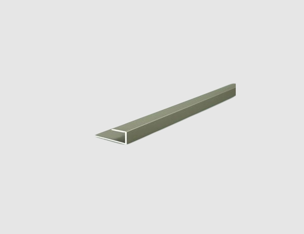 Abschlußschiene Silber