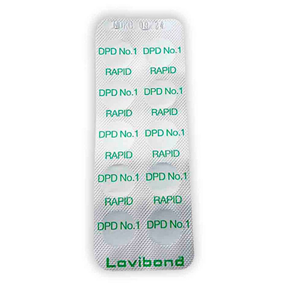 TESTTABLETTER DENFORM KLOR/PH 10 TABLETTER