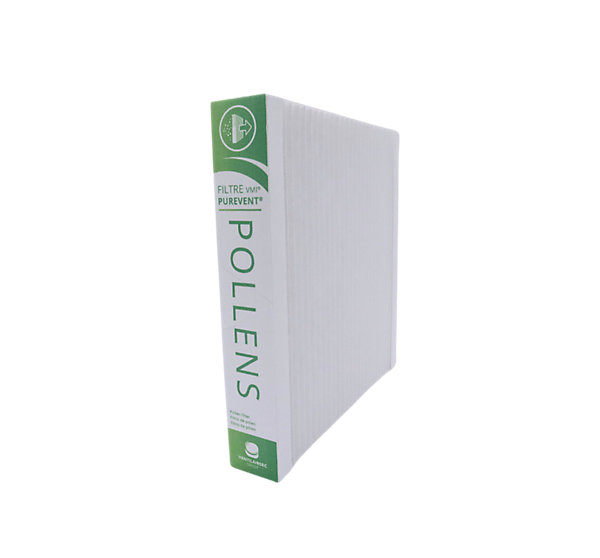 Filtre officiel VMI - Lot de 2 filtres Anti pollen - pour VMI Purevent - Purification d'Air Intérieur - Jetable