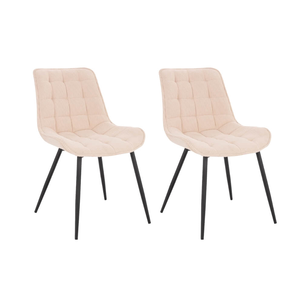 Home Deluxe Eetkamerstoel IKALO Snoer Crème Aantal: 2