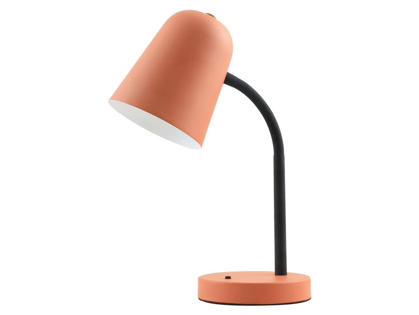Lampka biurkowa Prato metalowa pomarańczowa