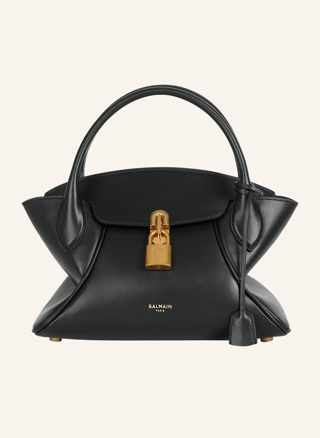 BALMAIN Kleine Pulse Day Tasche aus Glattleder