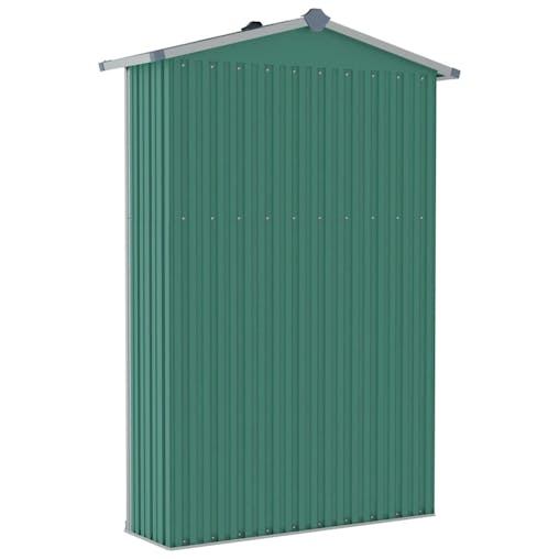 NNEVL Garden Shed Green 116x45x175 cm Galvanised Steel