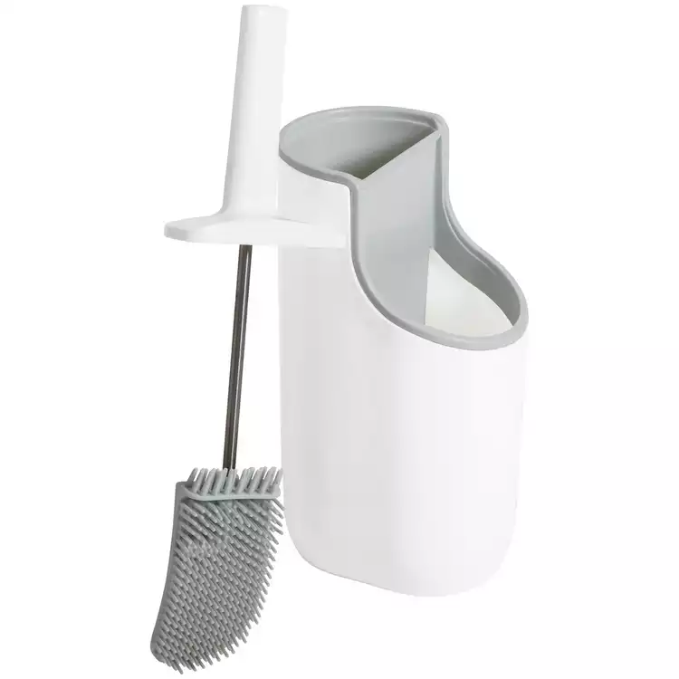 Addis Premium Toilet Brush With Cleaner Compartment - White