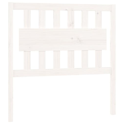 NNEVL Bed Headboard White 95.5x4x100 cm Solid Wood Pine