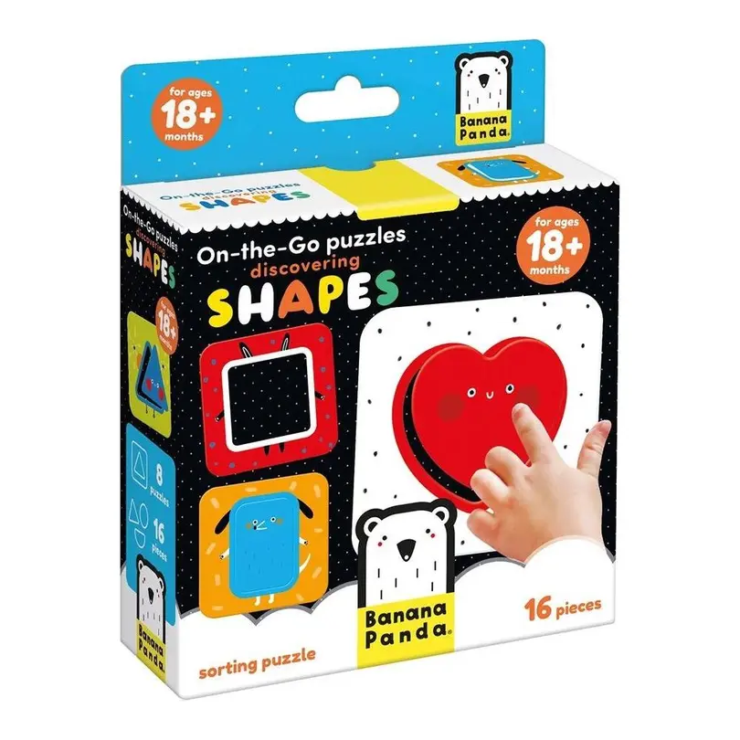 Puzzle 8er-Set On-the-Go Discovering Shapes
