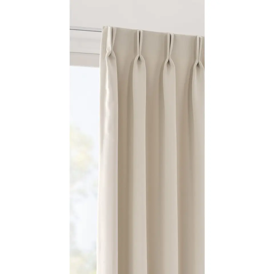 Gordijnstof Milano semi verduisterend - off-white