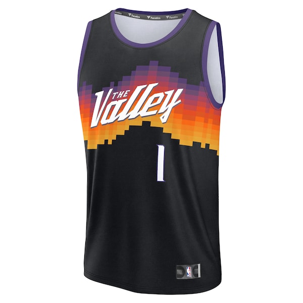 Devin Booker Phoenix Suns  2025/26 City Edition Fast Break Jersey - Black
