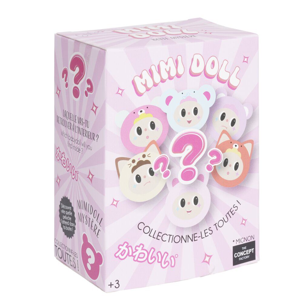 Porte-clé peluche mimi doll surprise à collectionner Ø10cm (plusieurs modèles)