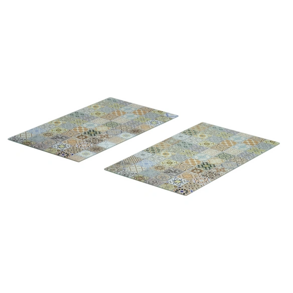 Schneidebrett, Glas, mehrfarbig