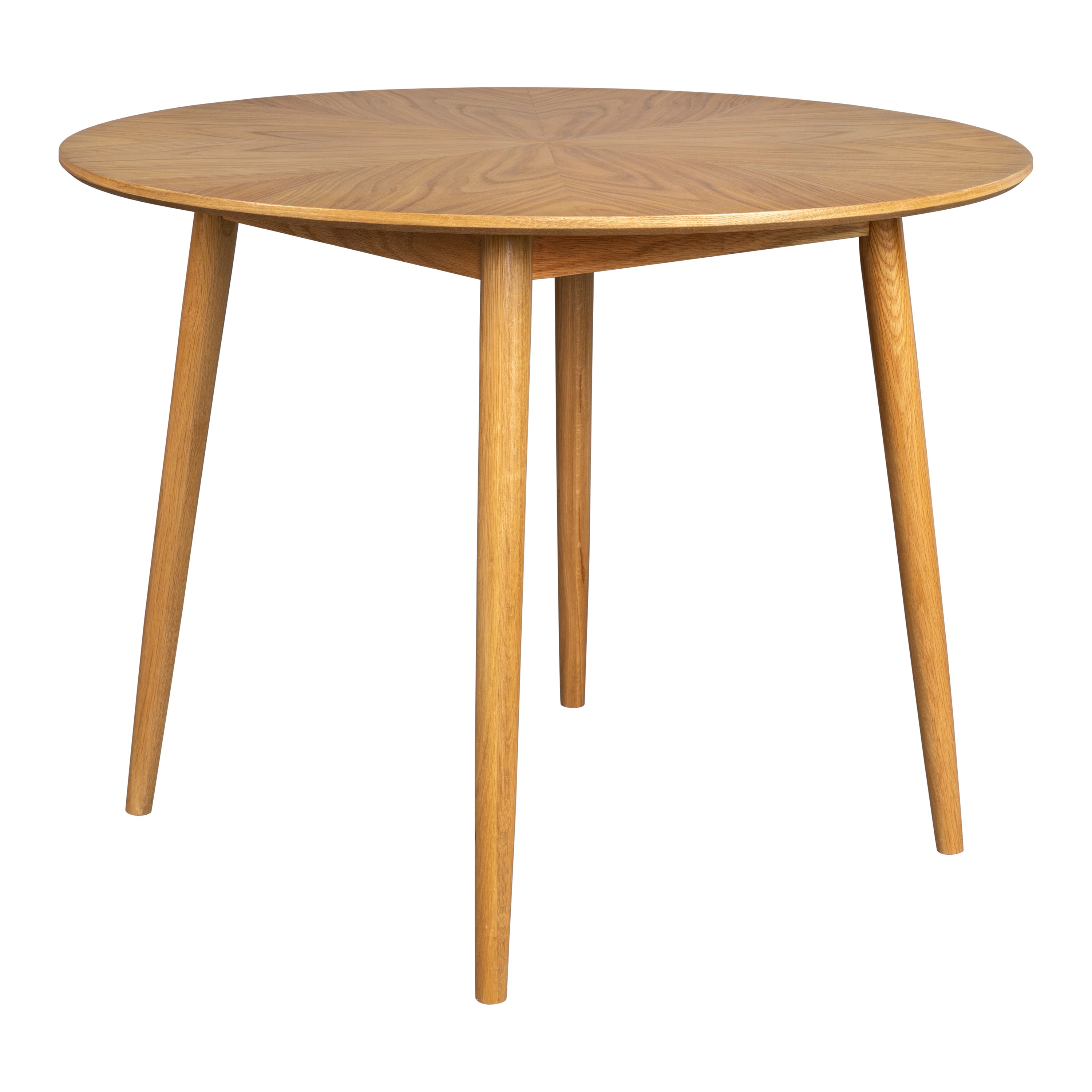 by fonQ basic Finn Eettafel - Ø 120 cm - Bruin