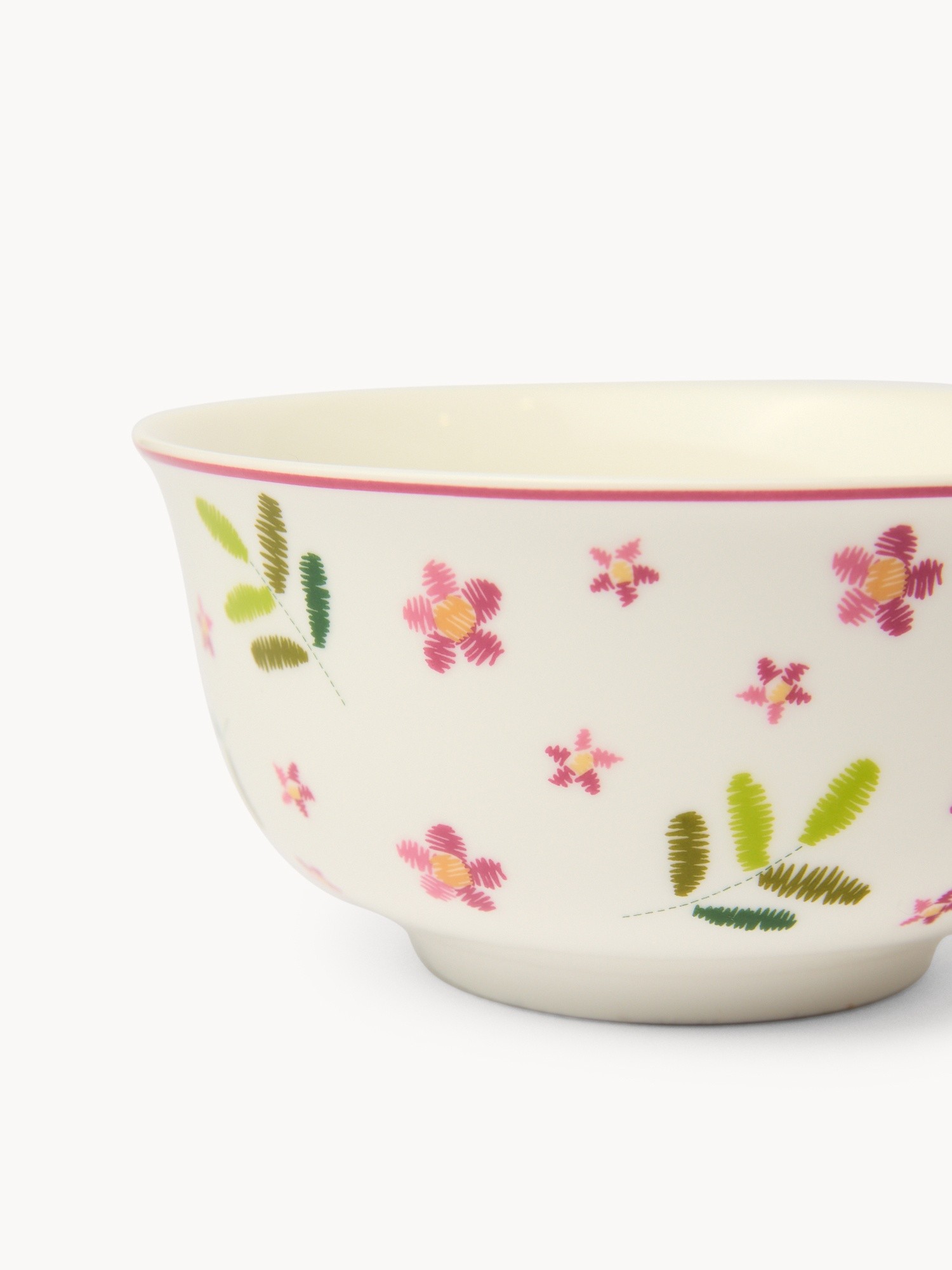 Coppetta in new bone china motivo rose - Prezzo di lancio